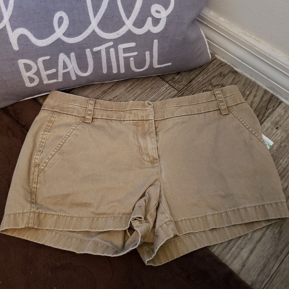 J.Crew Chino khaki shorts